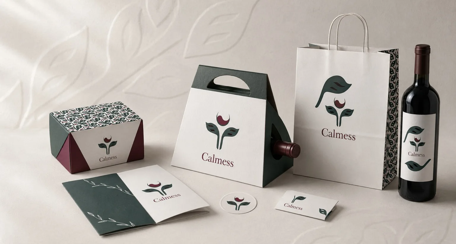Айдентика и система упаковки CALMES